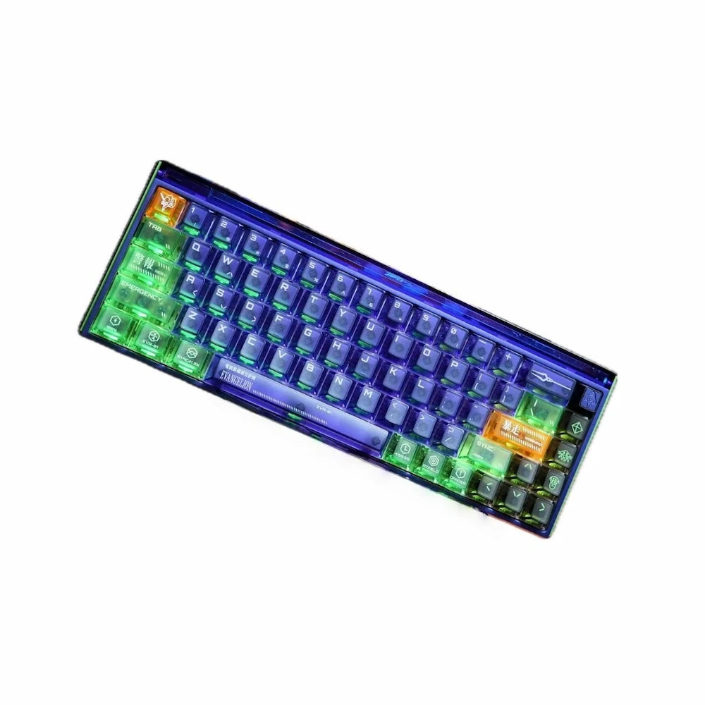 553.エヴァンゲリオン　PCキーボード　未開封品 限定】MelGeek エヴァンゲリオン初号機 MADE68 Ultra 磁気キーボード