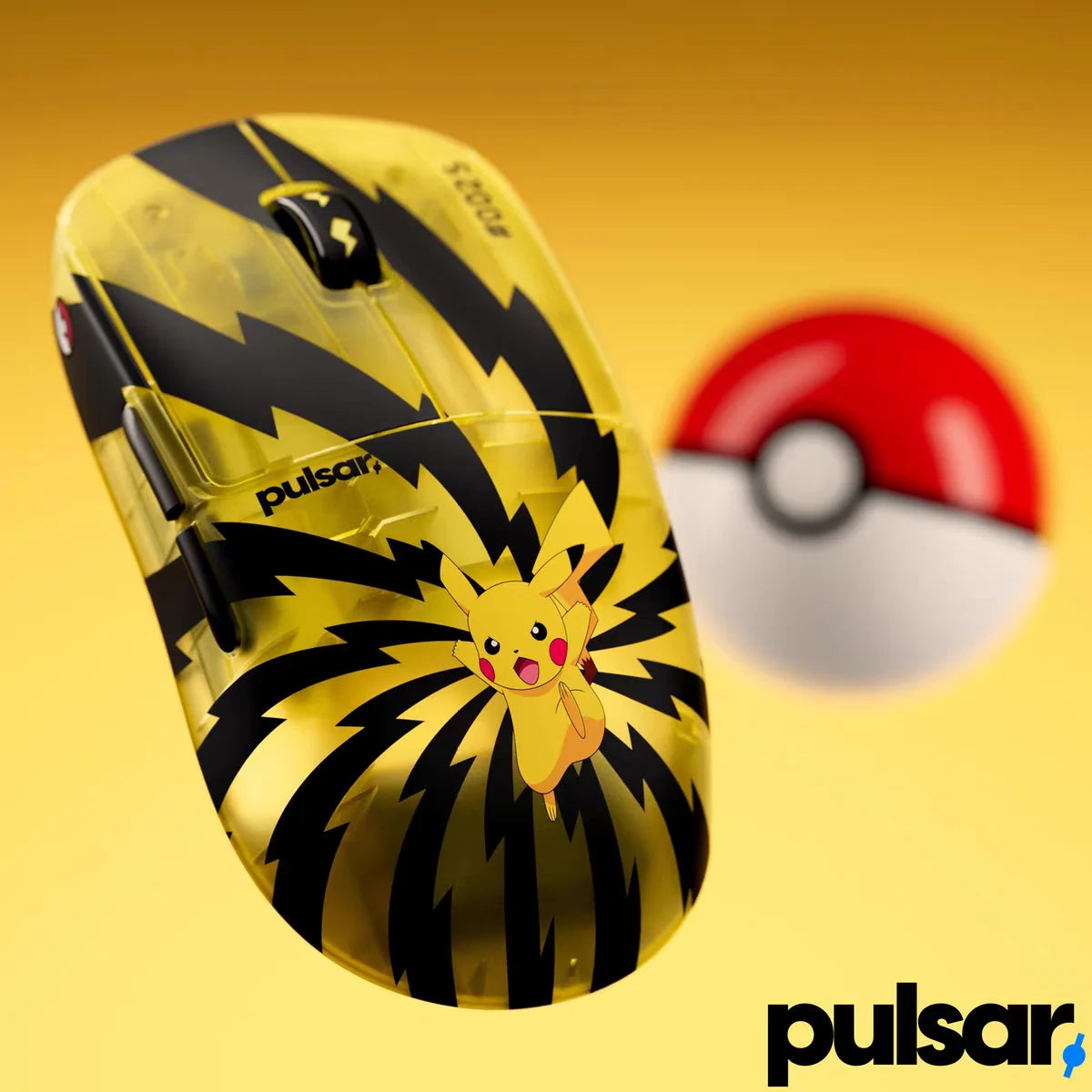 Pulsar × ポケモン X2 V2 CL ピカチュウ限定版 ゲーミングマウス Pulsar × ポケモン X2 V2 CL ピカチュウ限定版 ゲーミングマウス