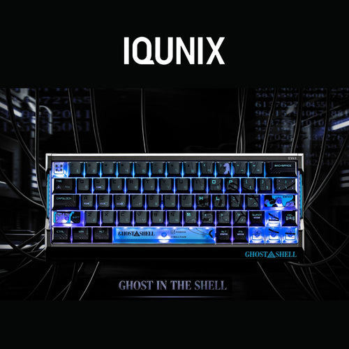 IQUNIX EV63 × 攻殻機動隊｜Rapid Trigger 磁気スイッチ ゲーミングキーボード