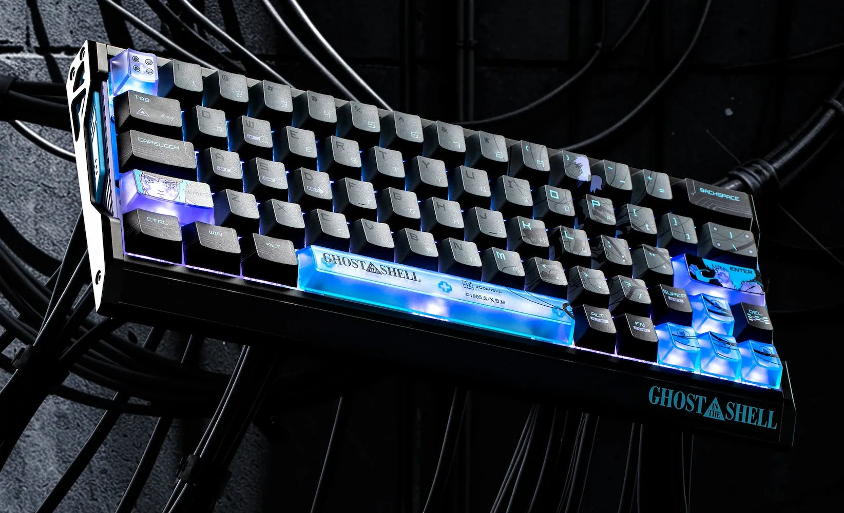 IQUNIX EV63 × 攻殻機動隊｜Rapid Trigger 磁気スイッチ ゲーミングキーボード