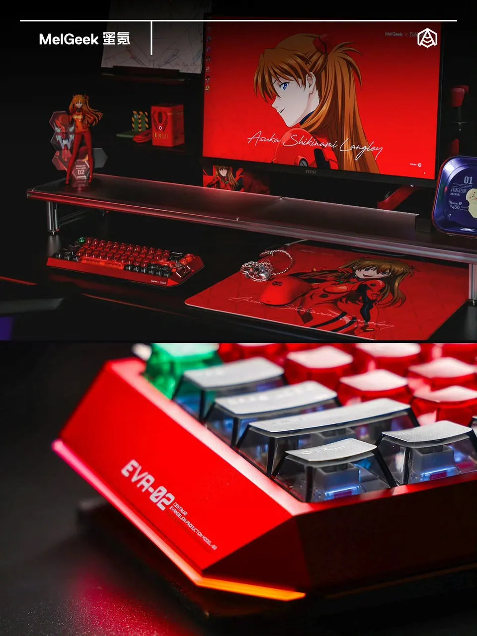 JINS ×エヴァンゲリオンコラボ アスカ2号機モデル JINS エヴァンゲリオン コラボ 2号機モデルメガネ アスカ・ラングレー