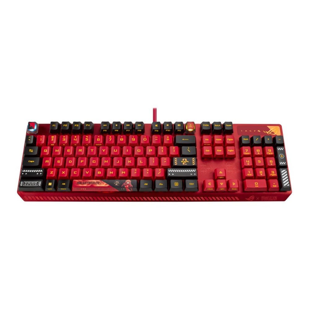 ASUS ROG × エヴァンゲリオン 限定コラボ | Strix Scope RX EVA-02 ゲーミングキーボード (光学式メカニカル)