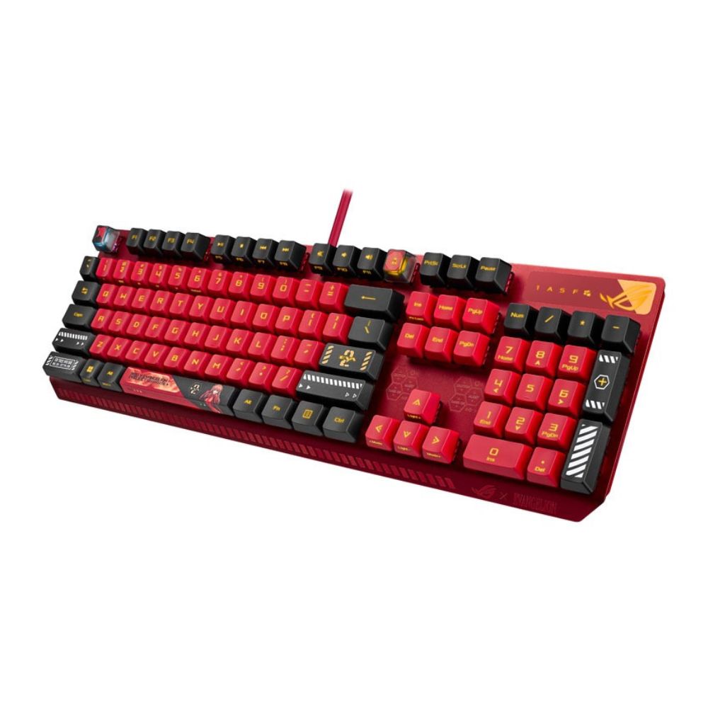 ASUS ROG × エヴァンゲリオン 限定コラボ | Strix Scope RX EVA-02 ゲーミングキーボード (光学式メカニカル)