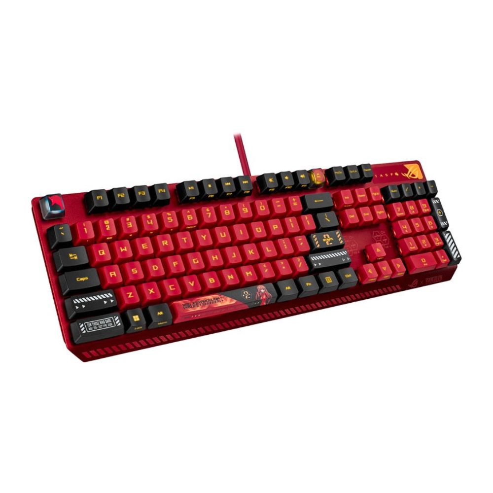 ASUS ROG × エヴァンゲリオン 限定コラボ | Strix Scope RX EVA-02 ゲーミングキーボード (光学式メカニカル)