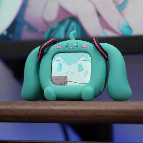 Bilibiligoods × 初音ミク 限定コラボ | 液晶ディスプレイ搭載 キューブ型 完全ワイヤレスイヤホン