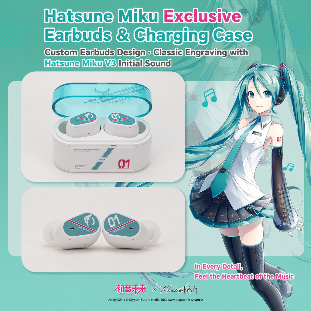 MOONDROP × 初音ミク MIRAGE 完全ワイヤレスイヤホン