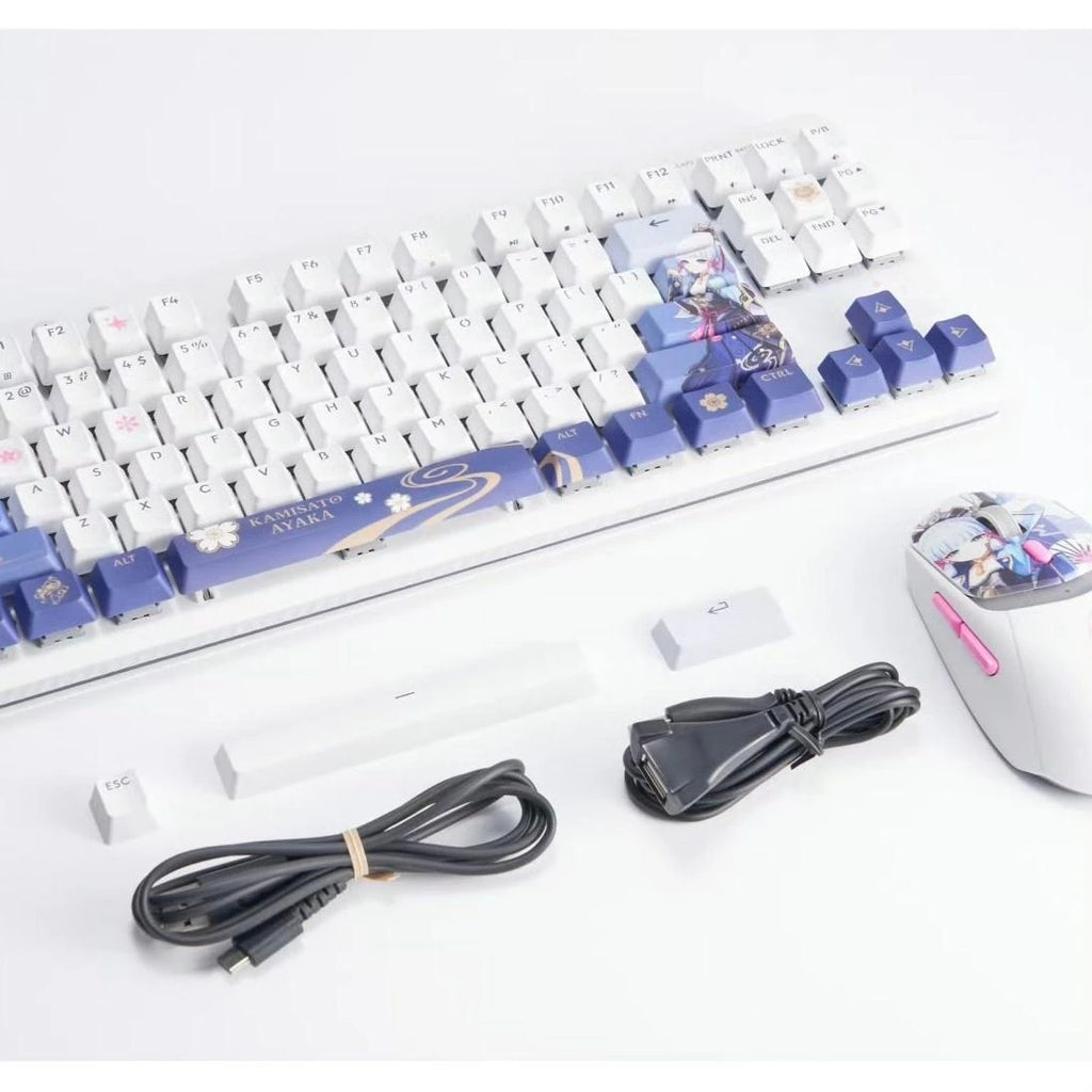 Logitech × 原神 限定コラボ | 神里綾華 スペシャルギフトボックス (G309 ワイヤレスマウス & G515 ゲーミングキーボード セット)