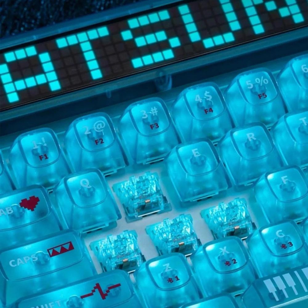 Moeyu × Machenike × 初音ミク 限定コラボ Heart of Esports 68キー ワイヤレス メカニカルゲーミングキーボード