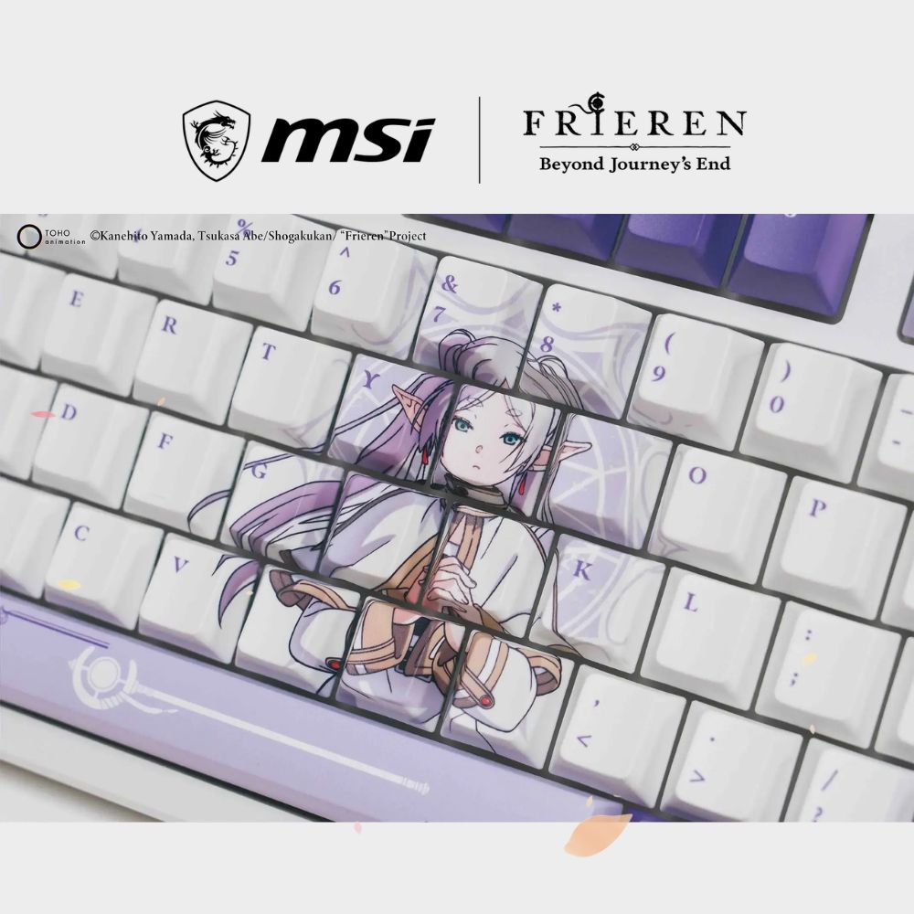 MSI × 葬送のフリーレン 限定コラボ | FORGE TKL WIRELESS FRIEREN EDITION ゲーミングキーボード