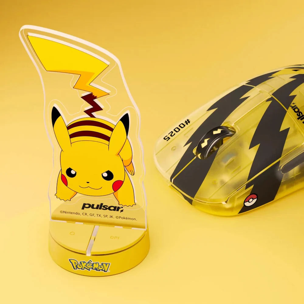 Pulsar × ポケモン X2 V2 CL ピカチュウ限定版 ゲーミングマウス