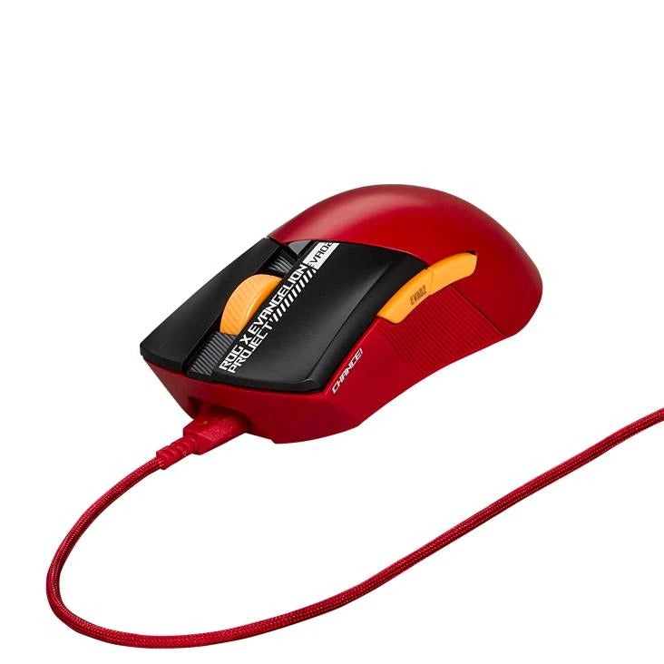 ASUS ROG × エヴァンゲリオン 限定コラボ ゲーミングマウス | Gladius III Wireless AimPoint 2号機モデル