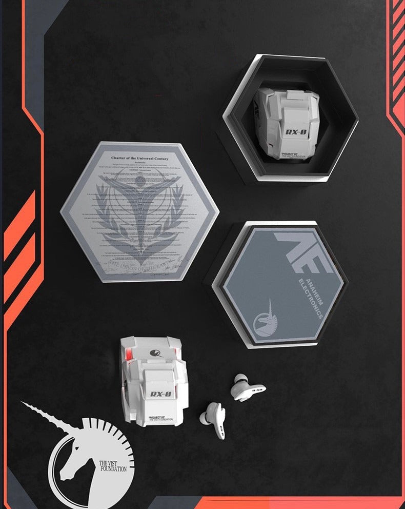 STUMPE × 機動戦士ガンダムUC 限定コラボ | ユニコーンガンダム［左肩装甲版］完全ワイヤレスイヤホン